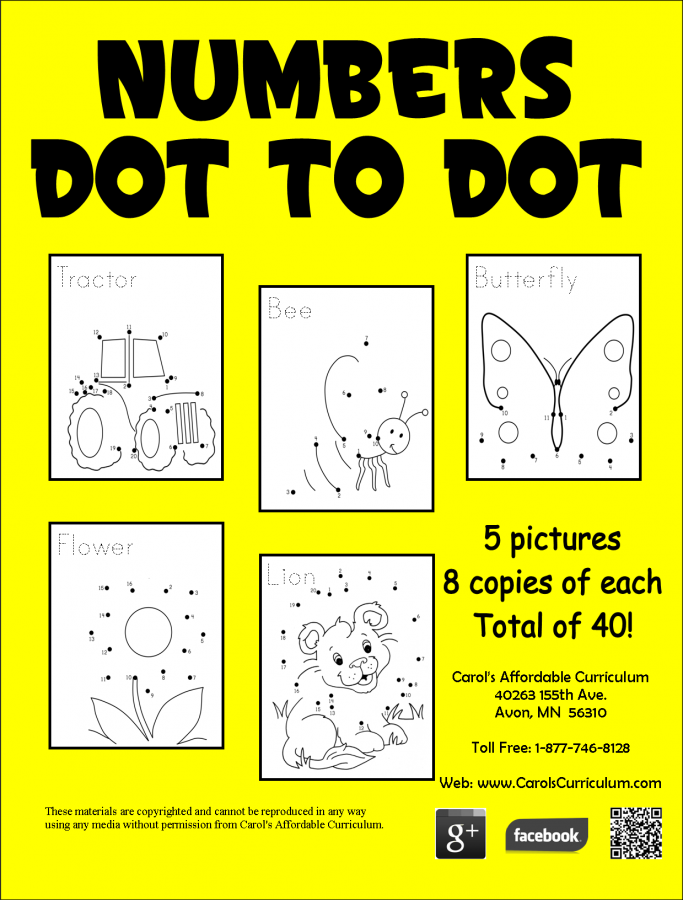 Numbers Dot to Dot